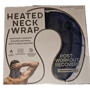 Heated Neck+Shoulder Wrap Hot Weighted Comfort Qulited Post Workout
